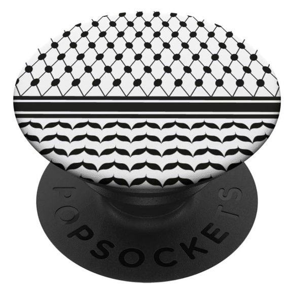 Palestine keffiyeh Scarf symbol of the Palestine flag PopSockets Adhesive PopGri - Picture 2 of 7
